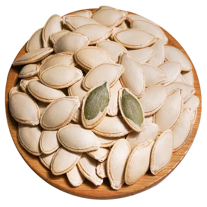 Pumpkin Seeds, Raw In shell Snow white, Oil Free, Healthy Snack, Crunchy, Delicious, Resealable pouch bag by Presto Sales