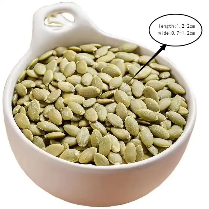 Fresh Snow White Pumpkin Seeds High Quality Snacks Dried Food Shine Skin Pumpkin Seeds